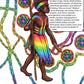 Warlpiri Spatial Scientists colouring page from the Brilliant Minds Ancient African Knowledge Keepers book, shown coloured in